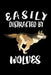 Easily Distracted By Wolves: Animal Nature Collection by Marko Marcus