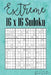 Extreme 16 x 16 Sudoku: Hard 16 x 16 Sudoku featuring 55 HARD Sudoku Puzzles and Answers Teal Cover by Quick Creative