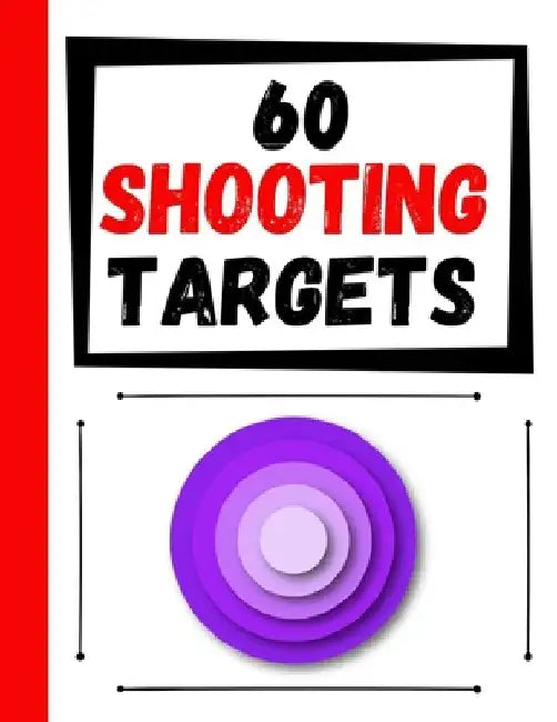 60 Shooting Targets: Large Paper Perfect for Rifles / Firearms / BB / AirSoft / Pistols / Archery & Pellet Guns by Practice Targets