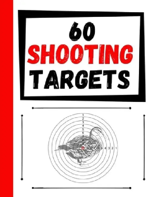60 Shooting Targets: Large Paper Perfect for Rifles / Firearms / BB / AirSoft / Pistols / Archery & Pellet Guns by Practice Targets