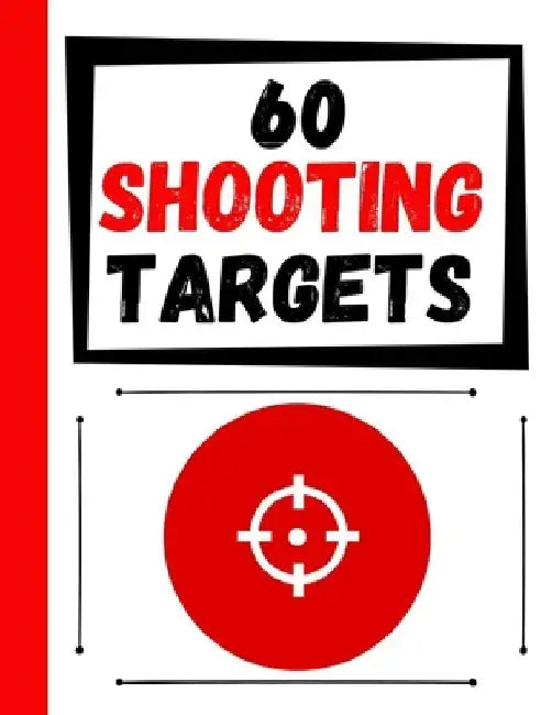 60 Shooting Targets: Large Paper Perfect for Rifles / Firearms / BB / AirSoft / Pistols / Archery & Pellet Guns by Practice Targets