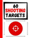 60 Shooting Targets: Large Paper Perfect for Rifles / Firearms / BB / AirSoft / Pistols / Archery & Pellet Guns by Practice Targets