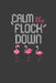 Calm The Flock Down: Summer Vibes Flamingo Gift by Frozen Cactus Designs