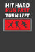 Hit Hard Run Fast Turn Left: Vintage Baseball and Softball Player or Coach Gift by Frozen Cactus Designs