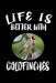 Life Is Better With Goldfinches: Animal Nature Collection by Marko Marcus