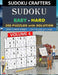 SUDOKU Easy - Hard - 200 PUZZLES WITH SOLUTION: Volume 4 by Sudoku Crafters