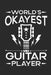 Worlds okayest guitar player: Guitar Tabs to learn and play for women and men by Values Tees