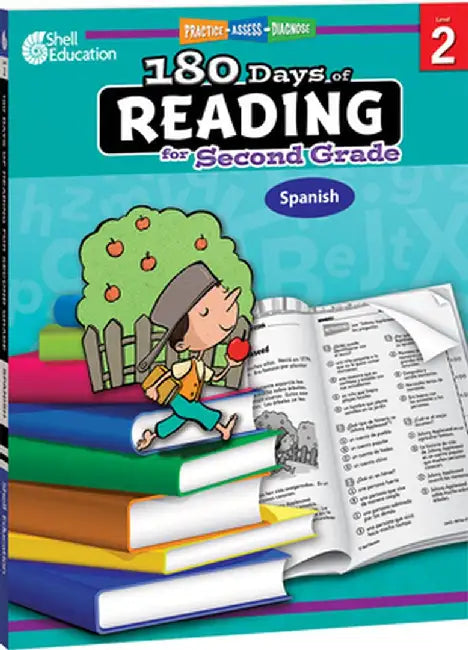 180 Days of Reading for Second Grade - (Spanish): Practice, Assess, Diagnose by Christine Dugan