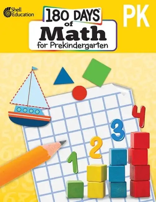 180 Days of Math for Prekindergarten: Practice, Assess, Diagnose by Darcy Mellinger