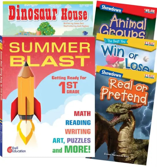 Learn-At-Home: Summer Reading Bundle Grade 1: 5-Book Set by Multiple Authors