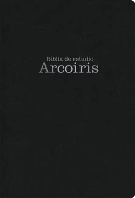 Mass Market Rvr 1960 Biblia de Estudio Arco Iris, Negro Símil Piel by B&h Español Editorial