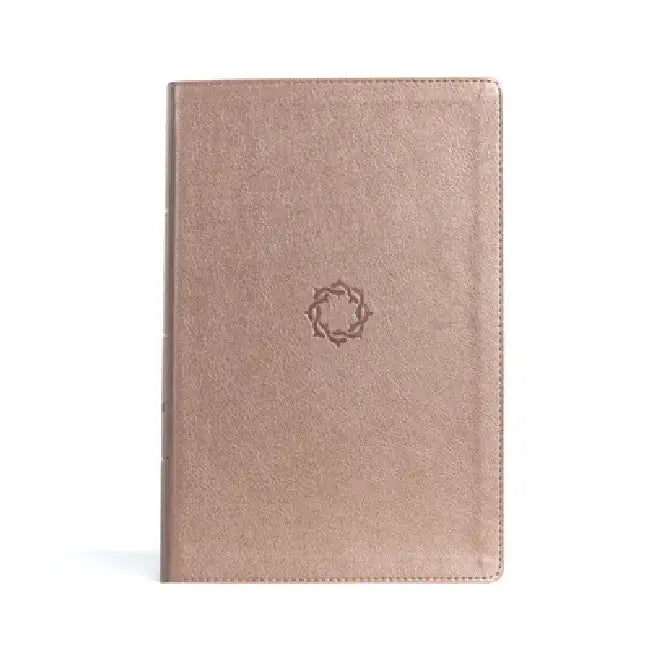KJV Essential Teen Study Bible, Rose Gold Leathertouch by Holman Bible Staff