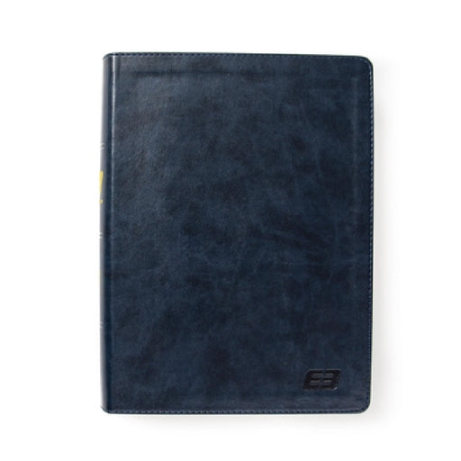 CSB E3 Discipleship Bible, Navy Leathertouch by Fellowship of Christian Athletes, Csb Bibles by Holman