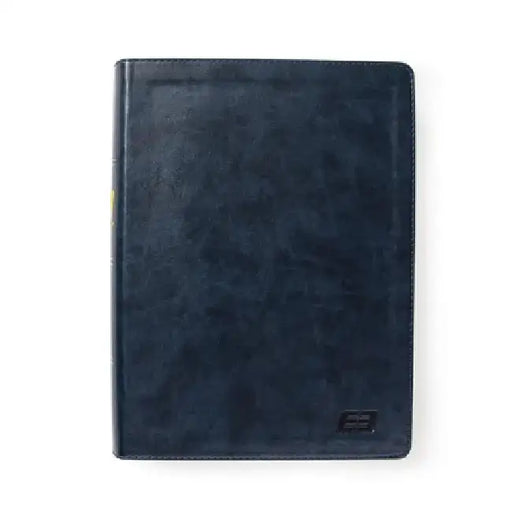 CSB E3 Discipleship Bible, Navy Leathertouch by Fellowship of Christian Athletes