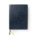 CSB E3 Discipleship Bible, Navy Leathertouch, Indexed by Fellowship of Christian Athletes