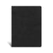 CSB Single-Column Wide-Margin Bible, Black Leathertouch by Csb Bibles by Holman