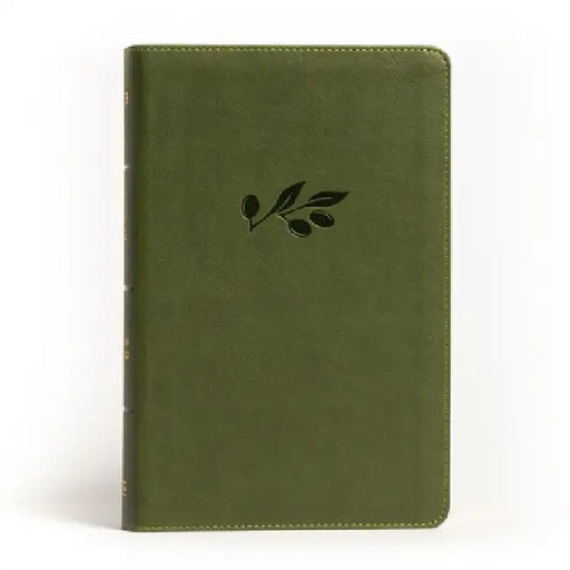 NASB Large Print Personal Size Reference Bible, Olive Leathertouch by Holman Bible Publishers