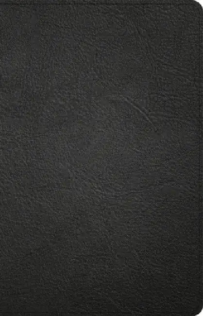 NASB Large Print Personal Size Reference Bible, Black Genuine Leather Indexed by Holman Bible Publishers