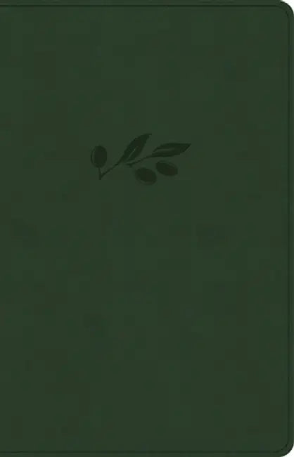 NASB Large Print Personal Size Reference Bible, Olive Leathertouch Indexed by Holman Bible Publishers