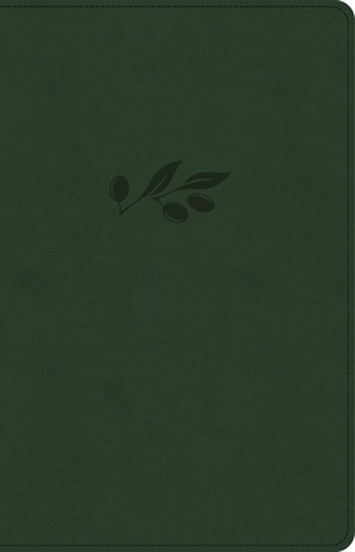 NASB Large Print Personal Size Reference Bible, Olive Leathertouch Indexed by Holman Bible Publishers