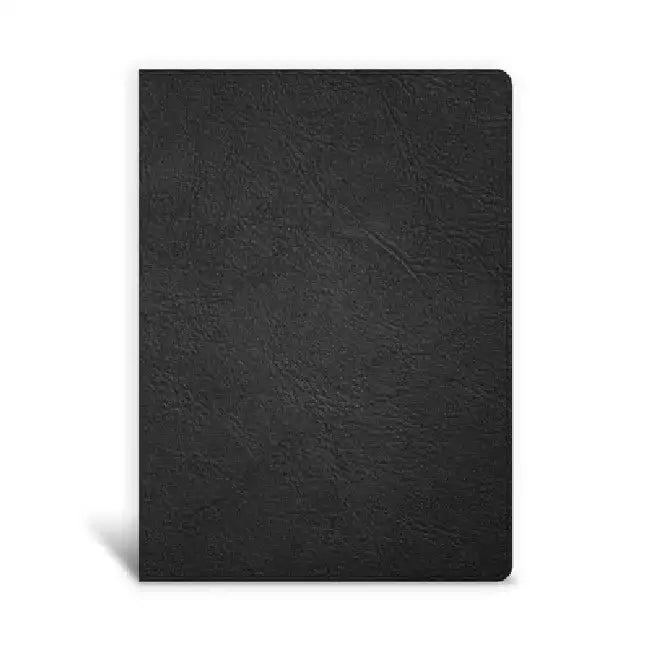 KJV Single-Column Wide-Margin Bible, Holman Handcrafted Collection, Black Premium Goatskin by Holman Bible Publishers