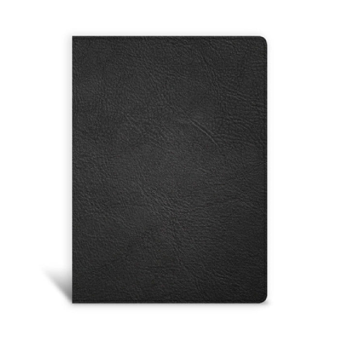 KJV Single-Column Wide-Margin Bible, Holman Handcrafted Collection, Black Premium Goatskin by Holman Bible Publishers