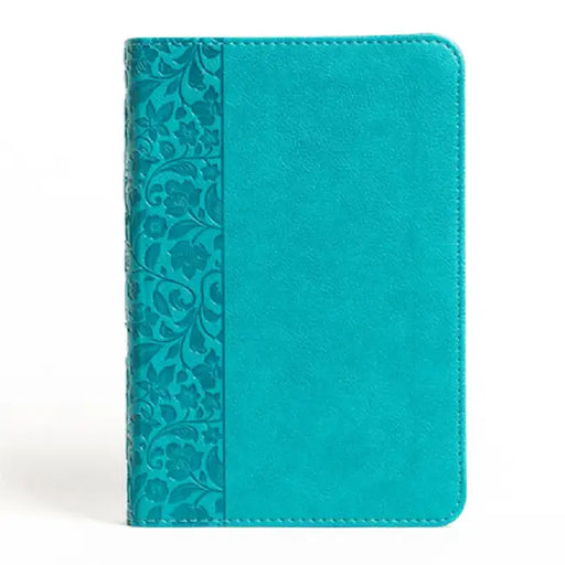 NASB Large Print Compact Reference Bible, Teal Leathertouch by Holman Bible Publishers