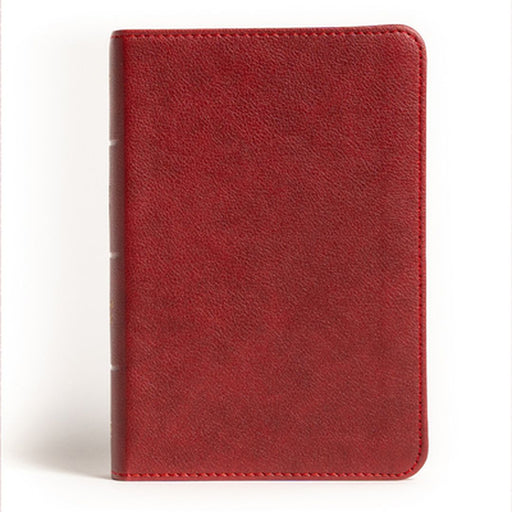 NASB Large Print Compact Reference Bible Burgundy Leathertouch by Holman Bible Publishers