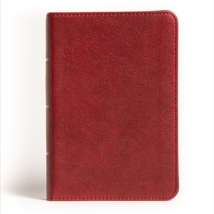 NASB Large Print Compact Reference Bible Burgundy Leathertouch by Holman Bible Publishers