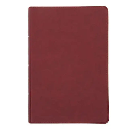NASB Giant Print Reference Bible, Burgundy Leathertouch by Holman Bible Publishers