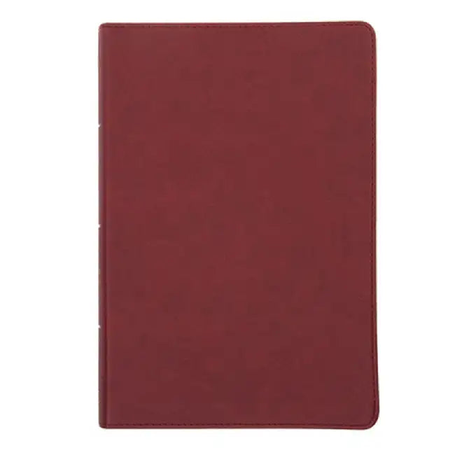 NASB Giant Print Reference Bible, Burgundy Leathertouch by Holman Bible Publishers