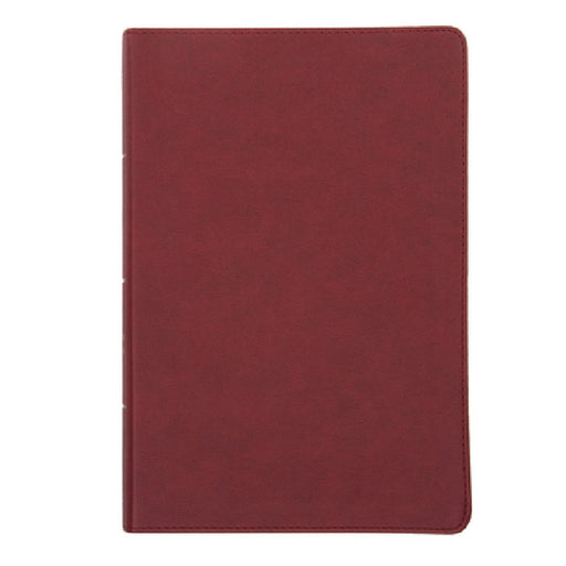 NASB Giant Print Reference Bible, Burgundy Leathertouch, Indexed by Holman Bible Publishers