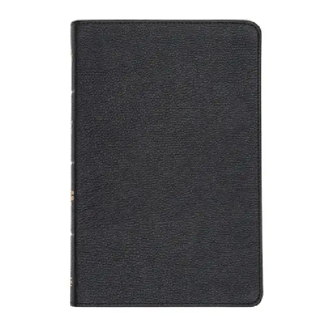 CSB Thinline Bible, Black Genuine Leather by Csb Bibles by Holman