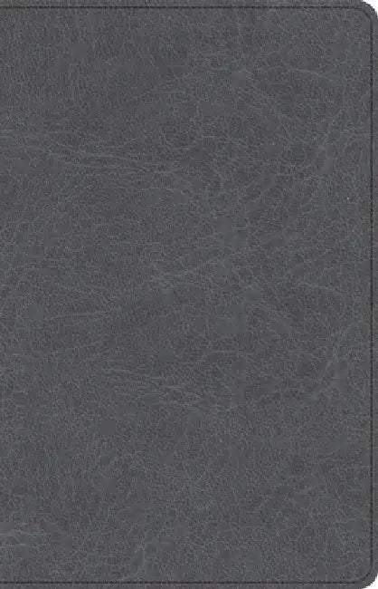 CSB Thinline Bible, Charcoal Leathertouch by Csb Bibles by Holman