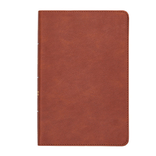 CSB Thinline Reference Bible, Burnt Sienna Leathertouch by Csb Bibles by Holman