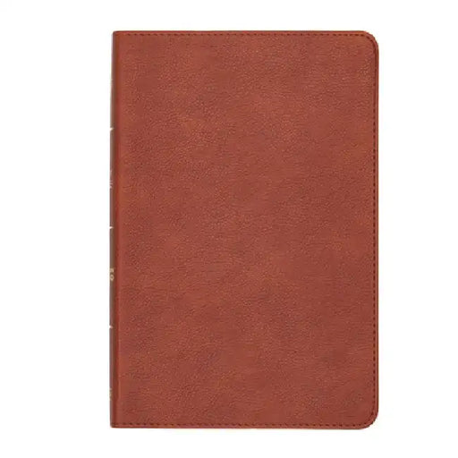 CSB Thinline Reference Bible, Burnt Sienna Leathertouch by Csb Bibles by Holman