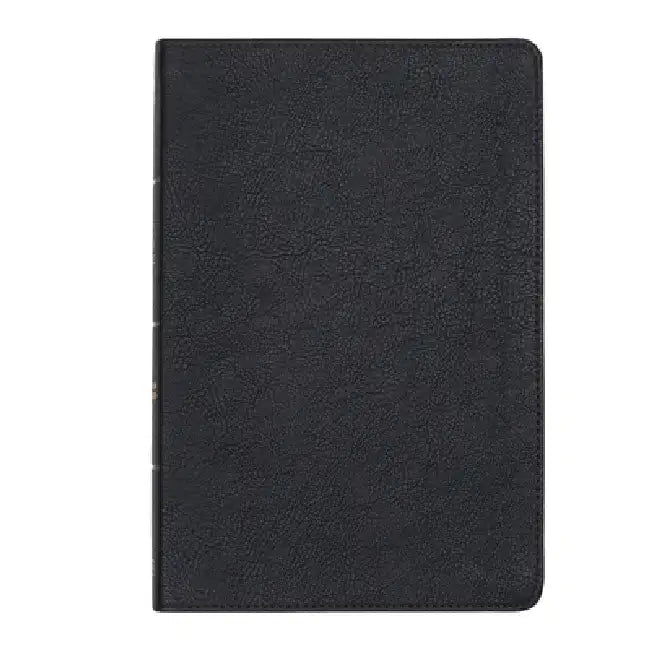 CSB Large Print Thinline Bible, Black Leathertouch by Csb Bibles by Holman
