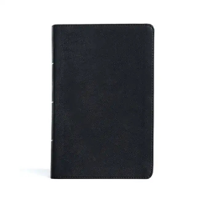 CSB Large Print Personal Size Reference Bible, Black Leathertouch by Csb Bibles by Holman