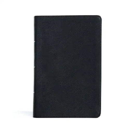 CSB Large Print Personal Size Reference Bible, Black Leathertouch, Indexed by Csb Bibles by Holman