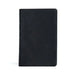 CSB Large Print Personal Size Reference Bible, Black Leathertouch, Indexed by Csb Bibles by Holman