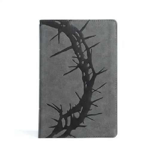 CSB Large Print Personal Size Reference Bible, Charcoal Leathertouch, Indexed by Csb Bibles by Holman