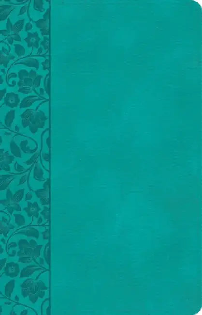 CSB Large Print Personal Size Reference Bible, Teal Leathertouch, Indexed by Csb Bibles by Holman