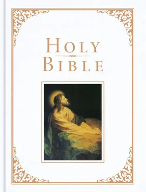 KJV Family Bible, White Imitation Leather-Over-Board by Holman Bible Publishers