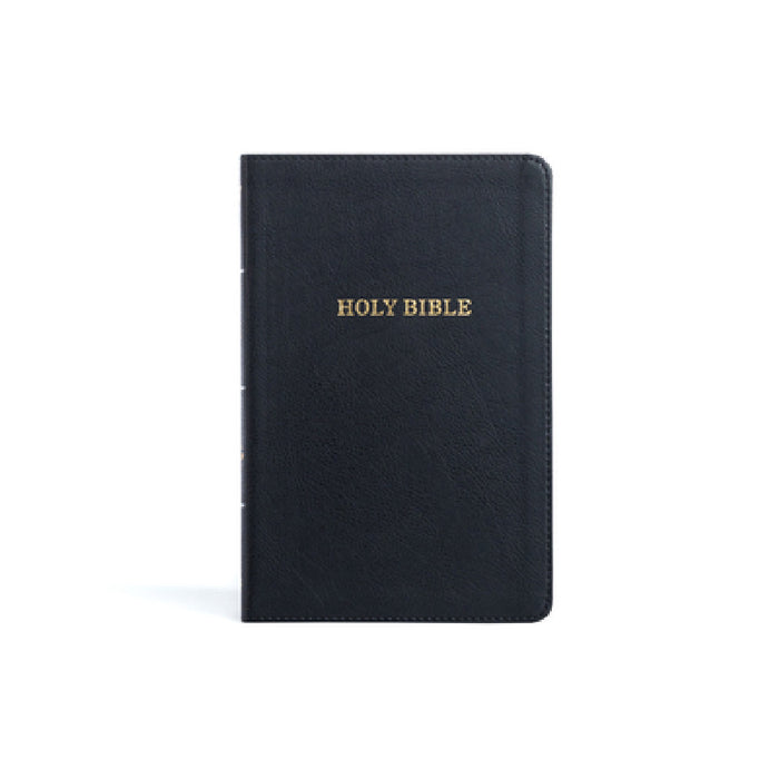 KJV Thinline Bible, Black Leathertouch by Holman Bible Publishers