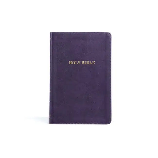 KJV Thinline Bible, Purple Leathertouch by Holman Bible Publishers