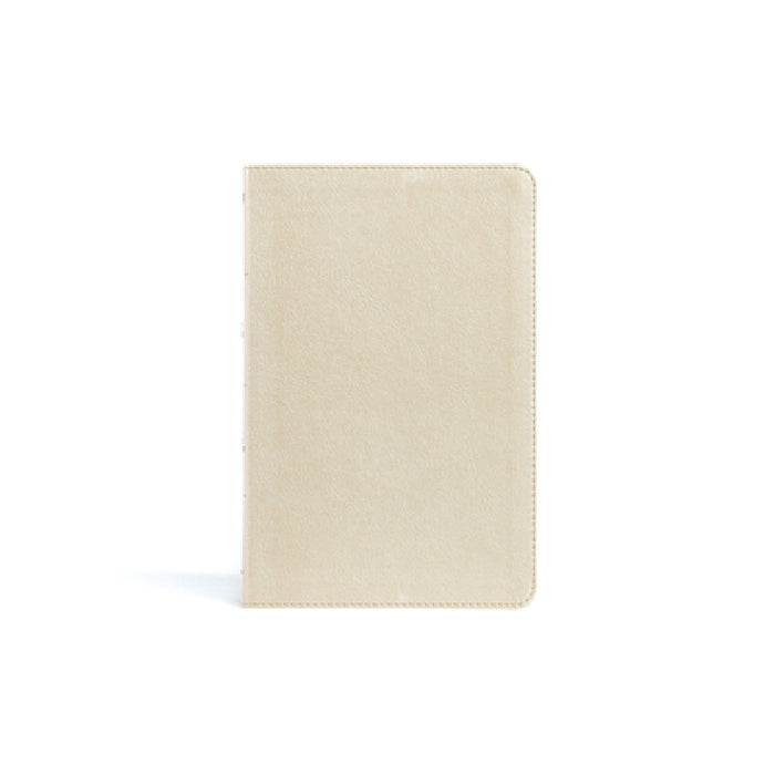 KJV Thinline Bible, Gold Leathertouch by Holman Bible Publishers