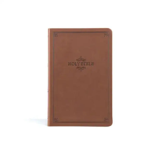 KJV Thinline Bible, Value Edition, Brown Leathertouch by Holman Bible Publishers
