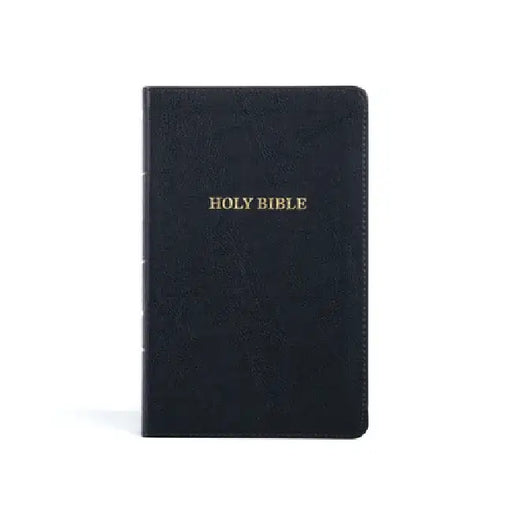 KJV Thinline Reference Bible, Black Leathertouch by Holman Bible Publishers