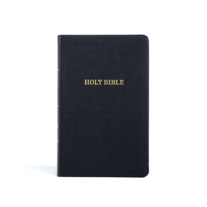 KJV Thinline Reference Bible, Black Leathertouch by Holman Bible Publishers