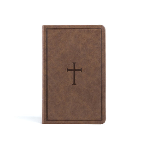 KJV Thinline Reference Bible, Brown Leathertouch by Holman Bible Publishers